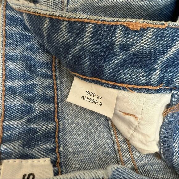 Rolla's Straight Light Blue Distressed Jeans Size 27 - Picture 6 of 6